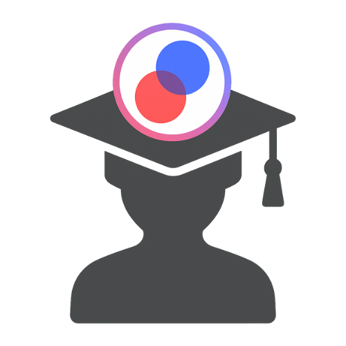 Een persoon die afstudeert met het Athlete360 Logo